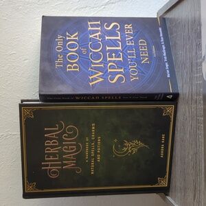 NWT Herbal & Wiccan Spells Books Bundle